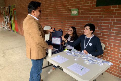 Registration of participants before the event (Guatemala, 2019).