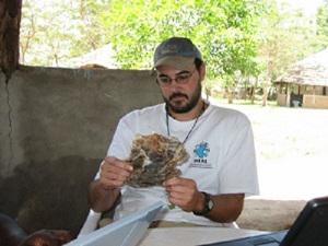 Studying bushmeat.
