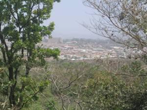 Advancing urban settlement towards the Jos wildlife park.
