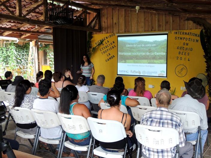 Public outreach activity in La Gamba Tropical Station.