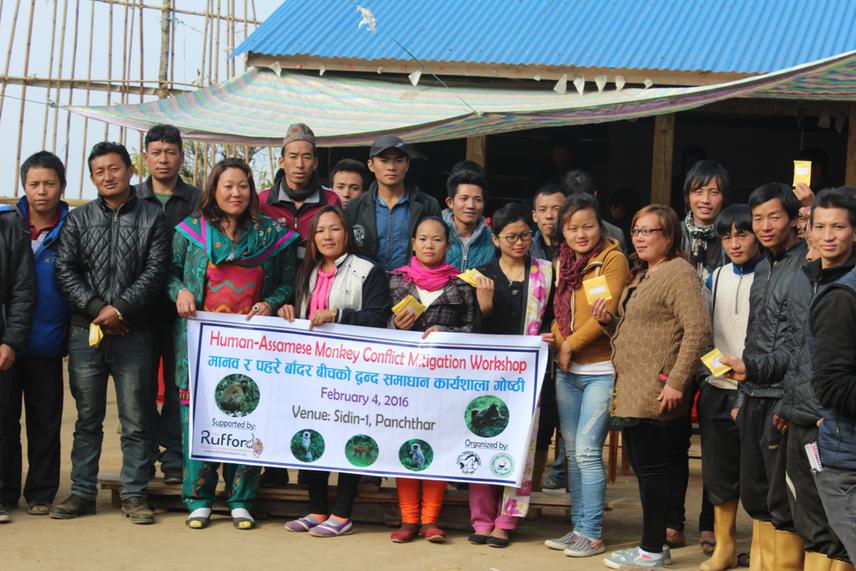 Participants in the workshop and seed distribution  program.