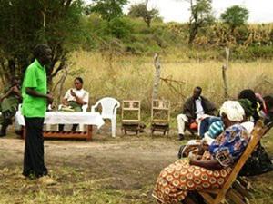 Community outreach in partnership with Kenya Wildlife Service.