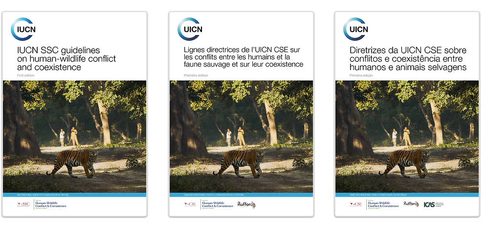 The Rufford Foundation Funds Translations of IUCN SSC Human-Wildlife Conflict and Coexistence Guidelines image